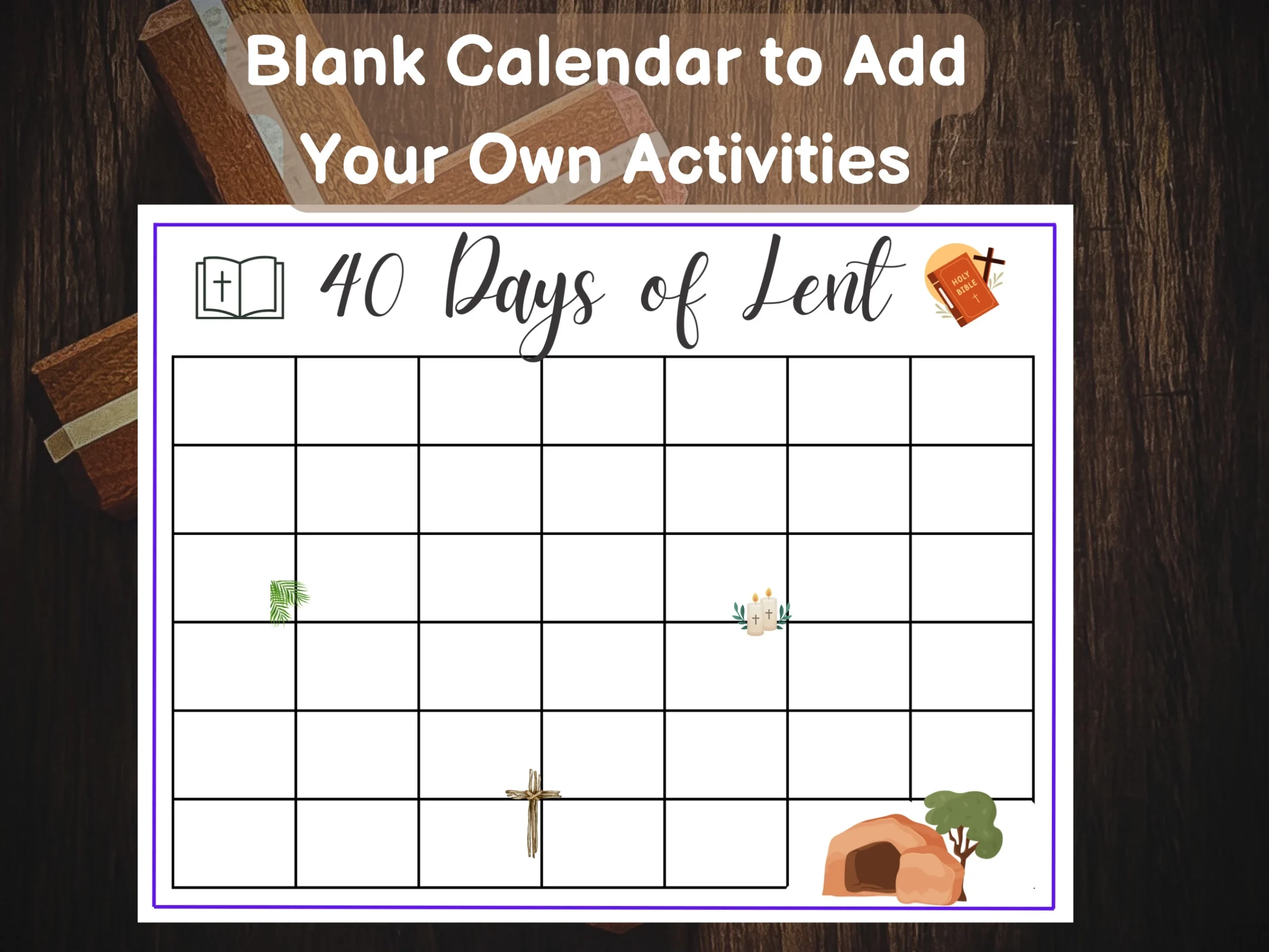 Lent Calendar 2024 40 Days Of Prayer Lent Lenten Calendar For 