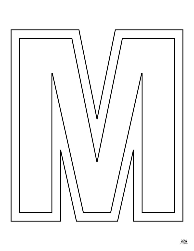 Printables Of The Letter M
