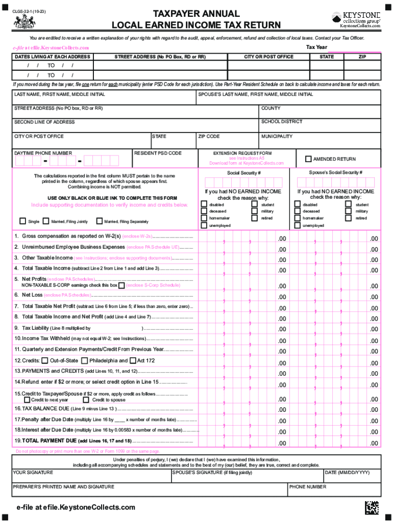 Local Tax Form 2023 Fill Out amp Sign Online DocHub