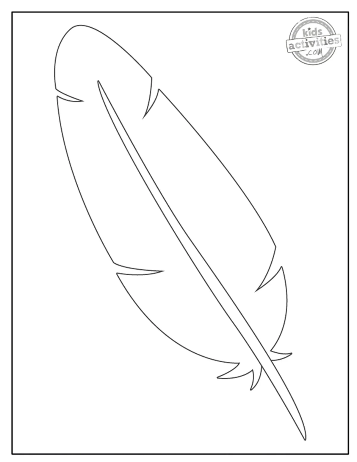 Make Thanksgiving Day Crafts With Turkey Feather Template Kids 