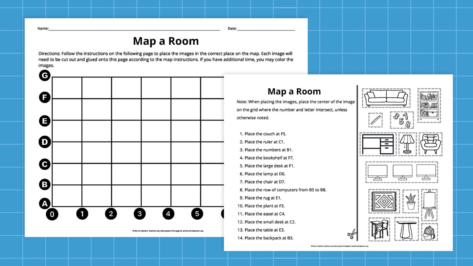 Free Printable Map Worksheets