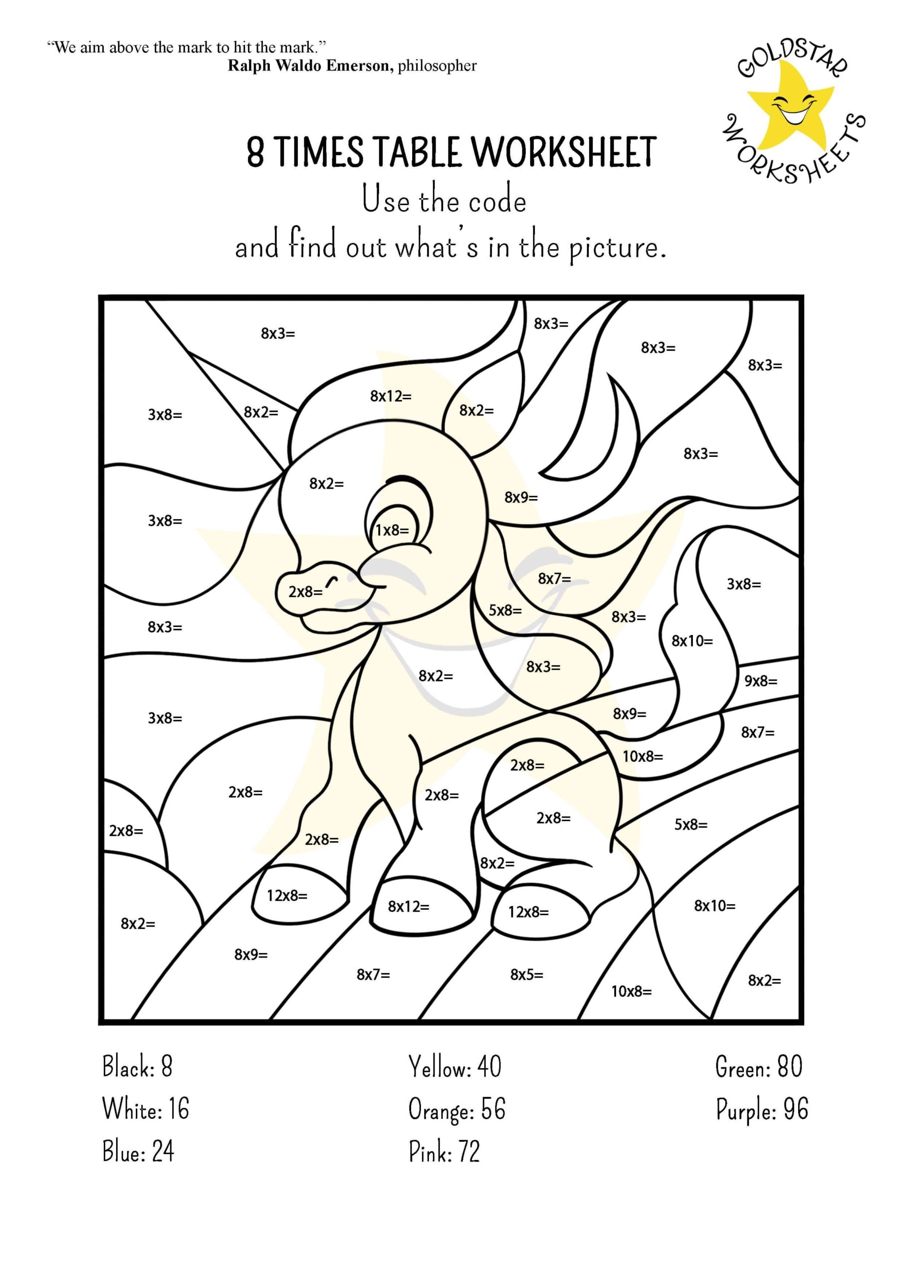 Free Printable Times Tables Worksheets