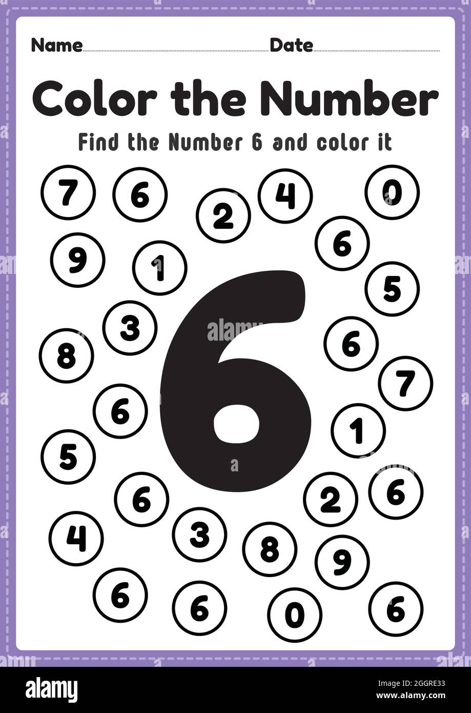Printable Worksheet For Nursery