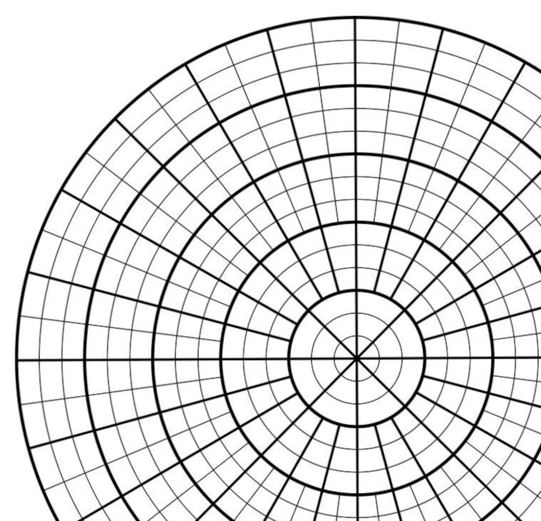 Medallion Rosette Beading Graph Paper Buy Circle Graph Template 