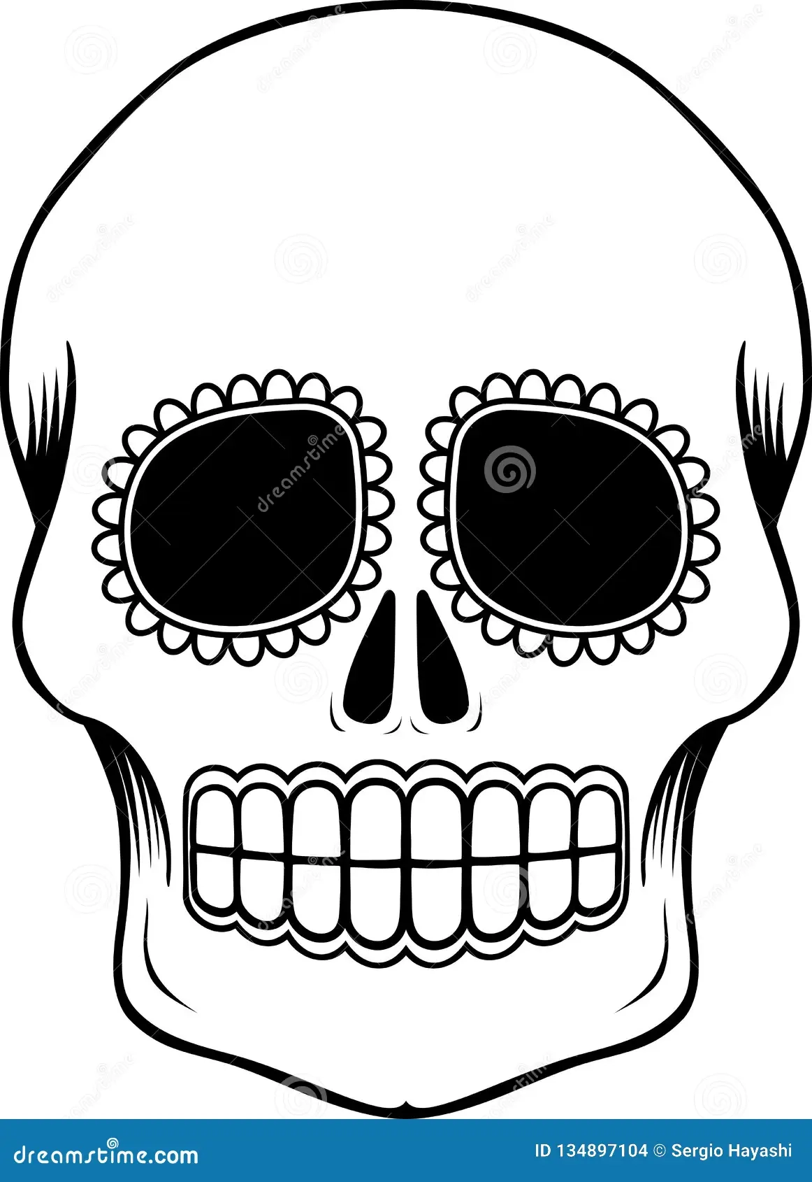 Printable Skull Template