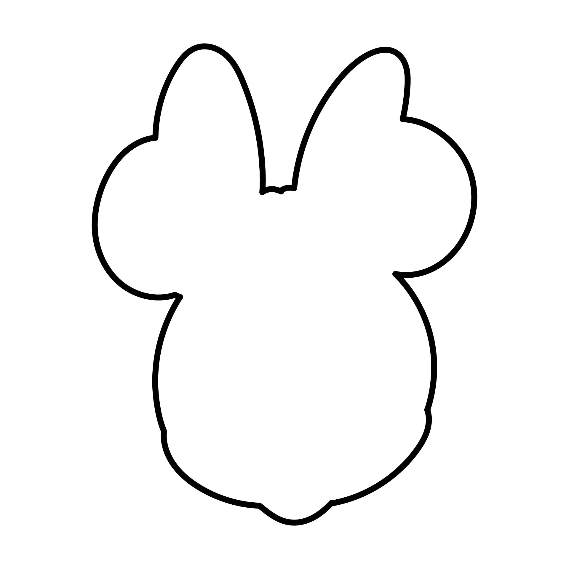 Printable Minnie Mouse Template