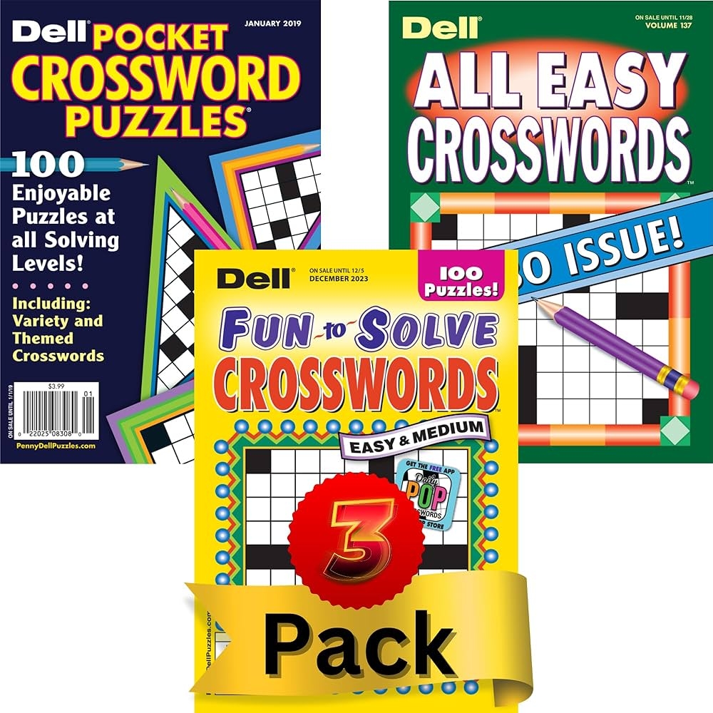 Dell Easy Crossword Puzzles Printable