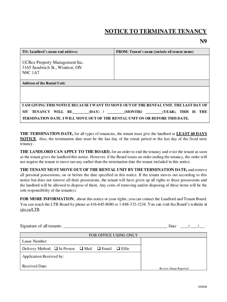 N9 Form Pdf