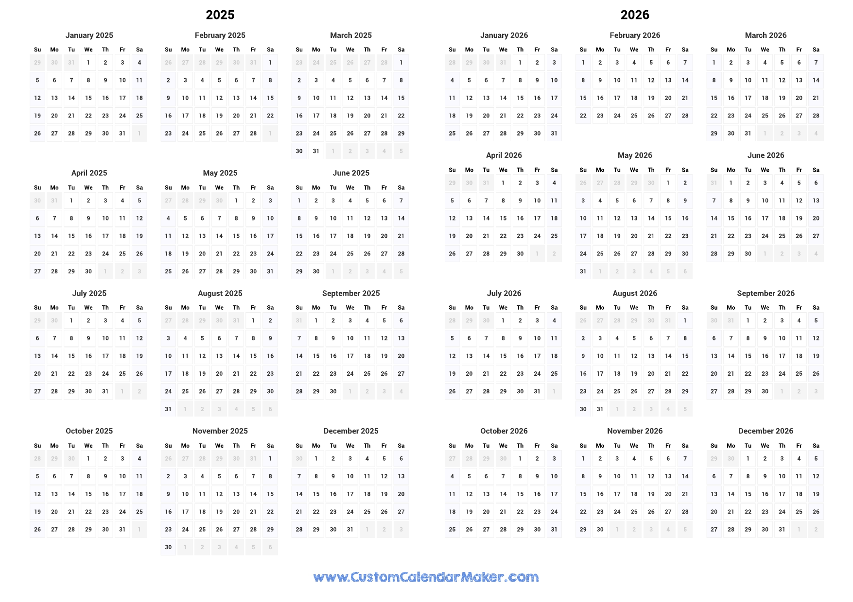 Nau Calendar 2025 2026 Printable