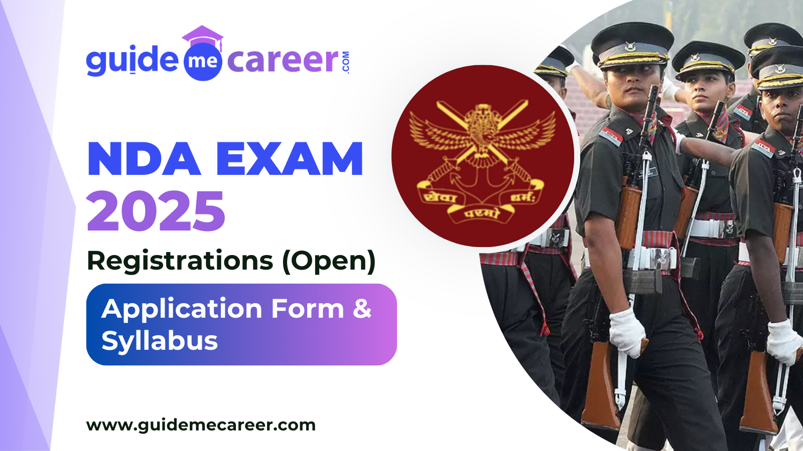 NDA Exam 2025 Registration Open Application Form amp Syllabus