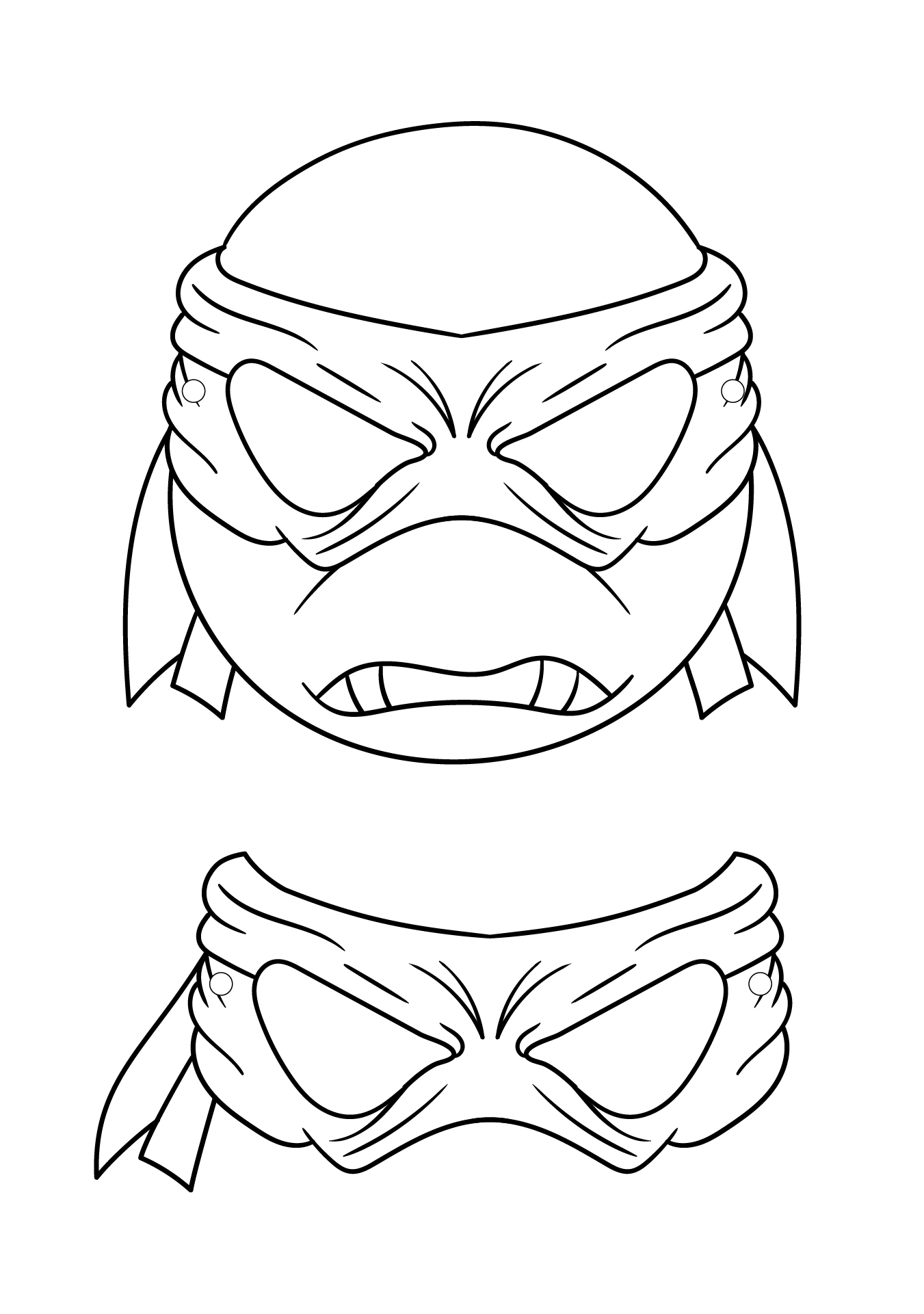 Ninja Turtle Template Printable