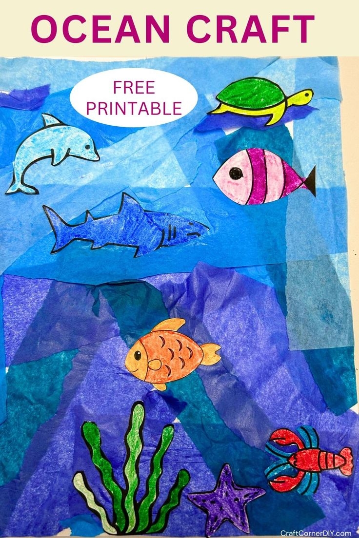 Ocean Craft For Kids Free Printable