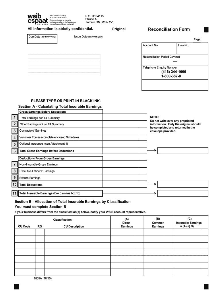 Wsib Form Ontario Pdf