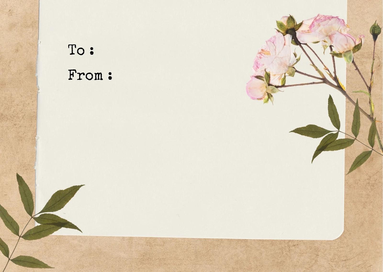 Free Printable Greeting Card Template