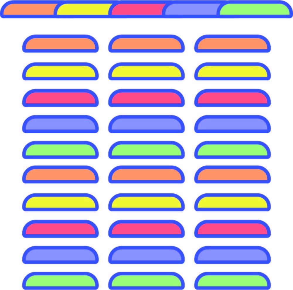 Pendaflex Tab Insert Sheets