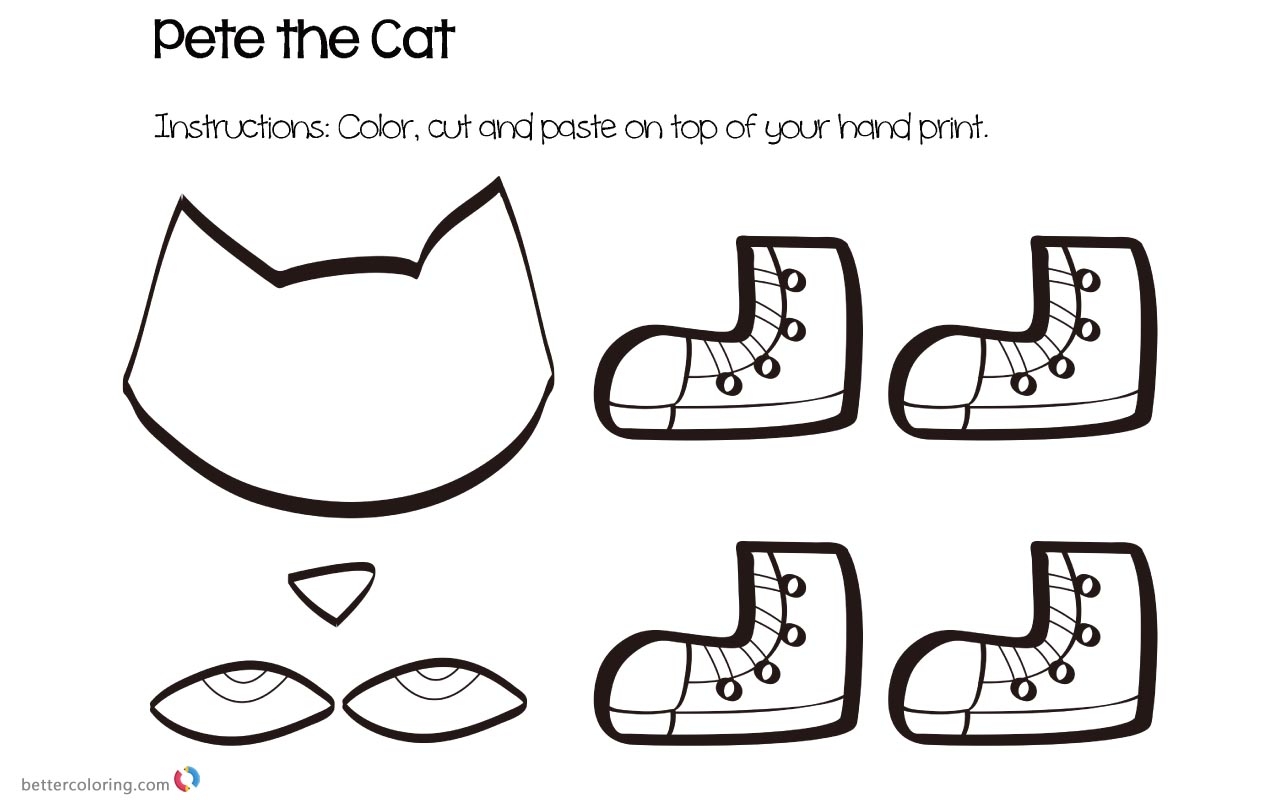 Pete The Cat I Love My White Shoes Art