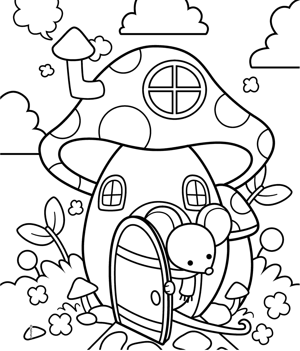 Plants And Animals Free Kids Coloring Pages