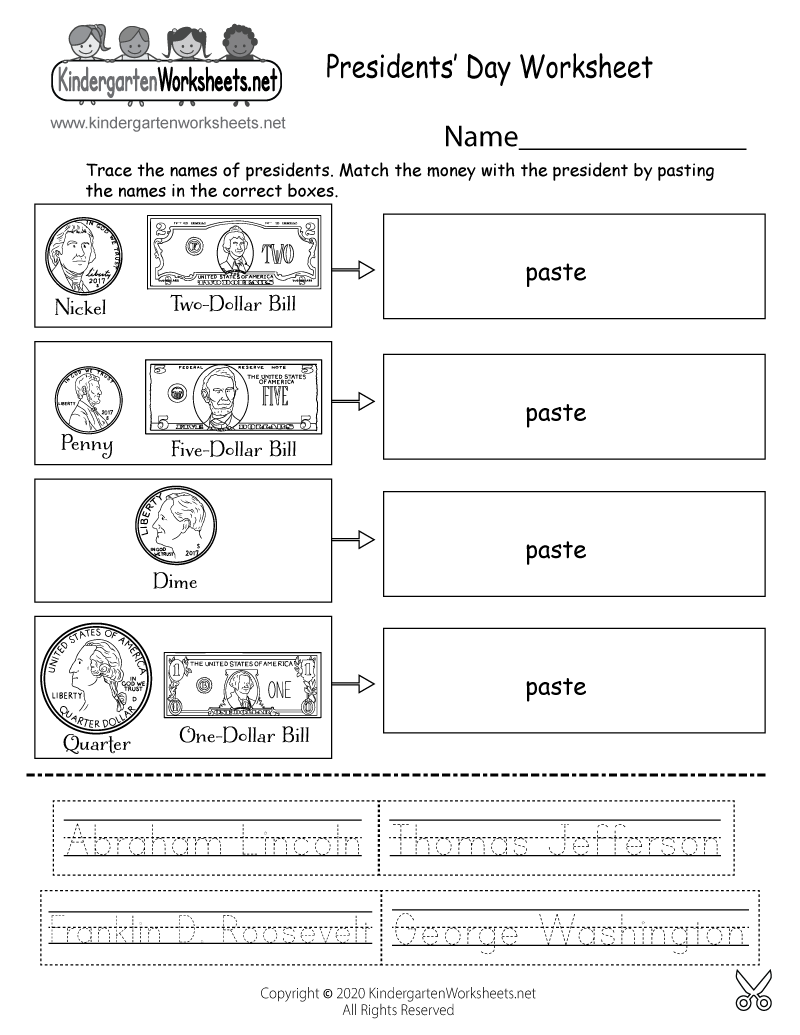 Presidents Day Worksheet Free Printable Digital amp PDF
