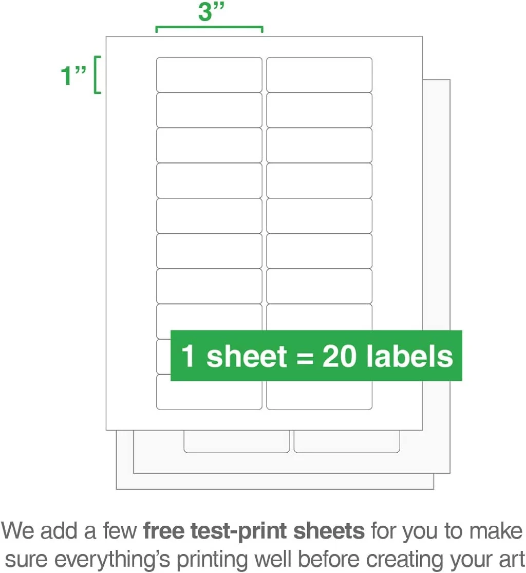 Printable Address Labels 1 X 3 