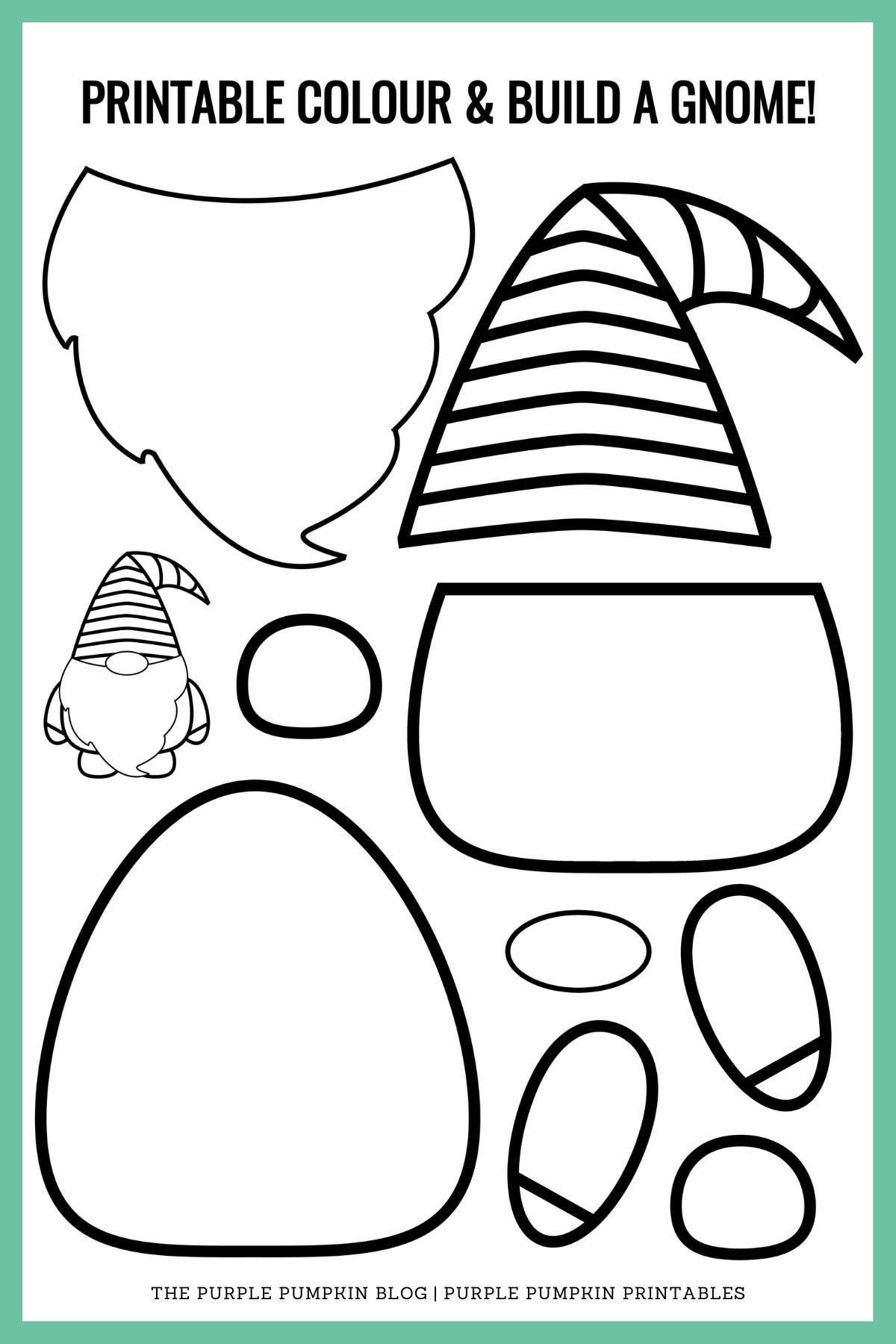 Free Printable Gnome Templates