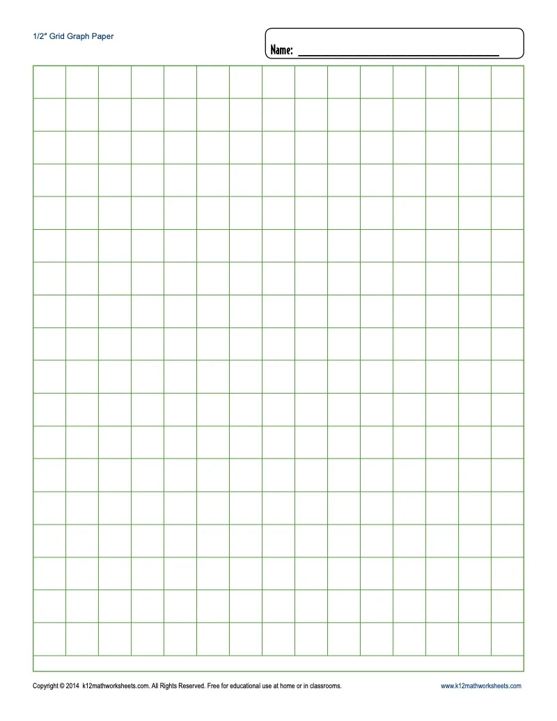 Blank Printable Graph Paper With Numbers Pdf
