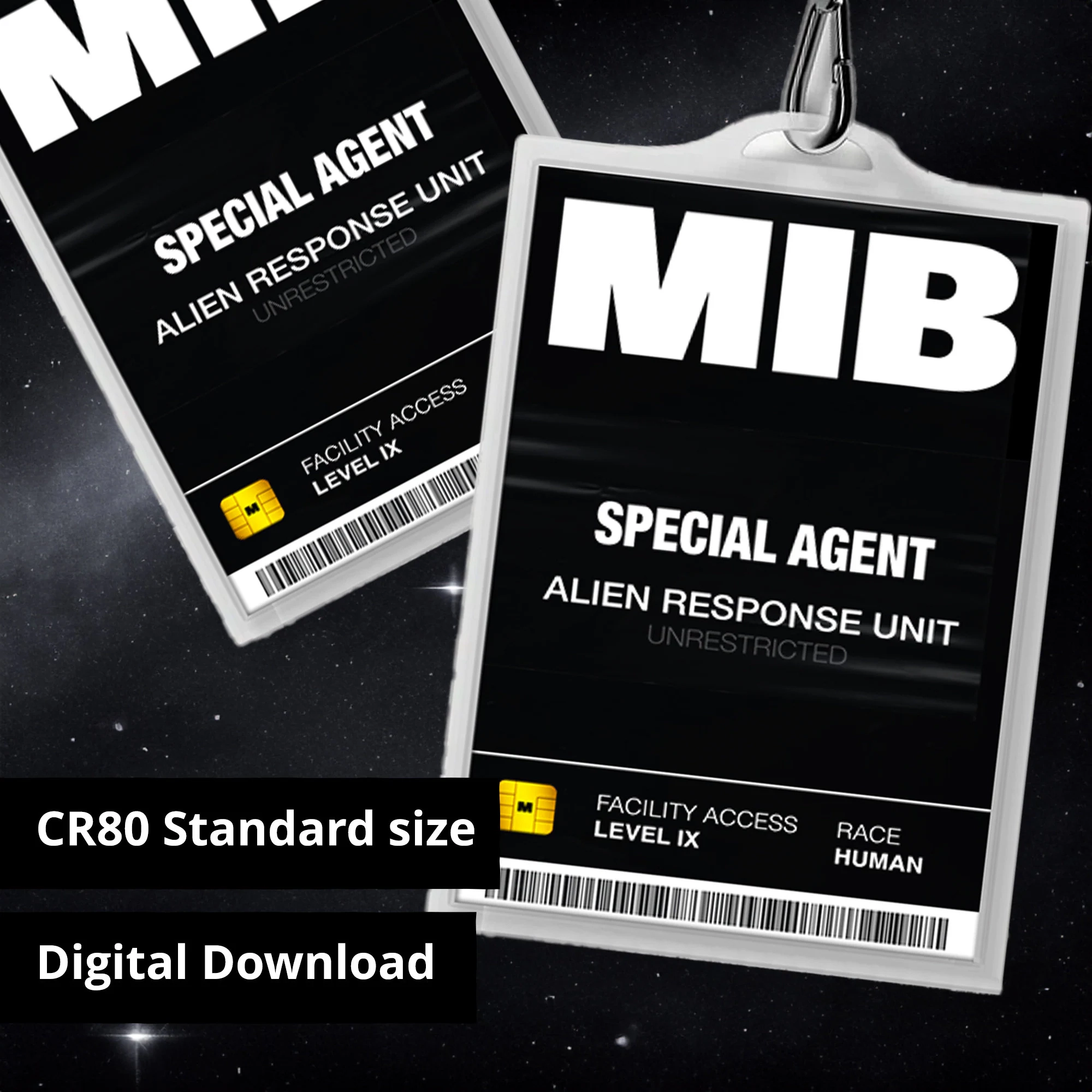 Free Printable Mib Badge Template Word
