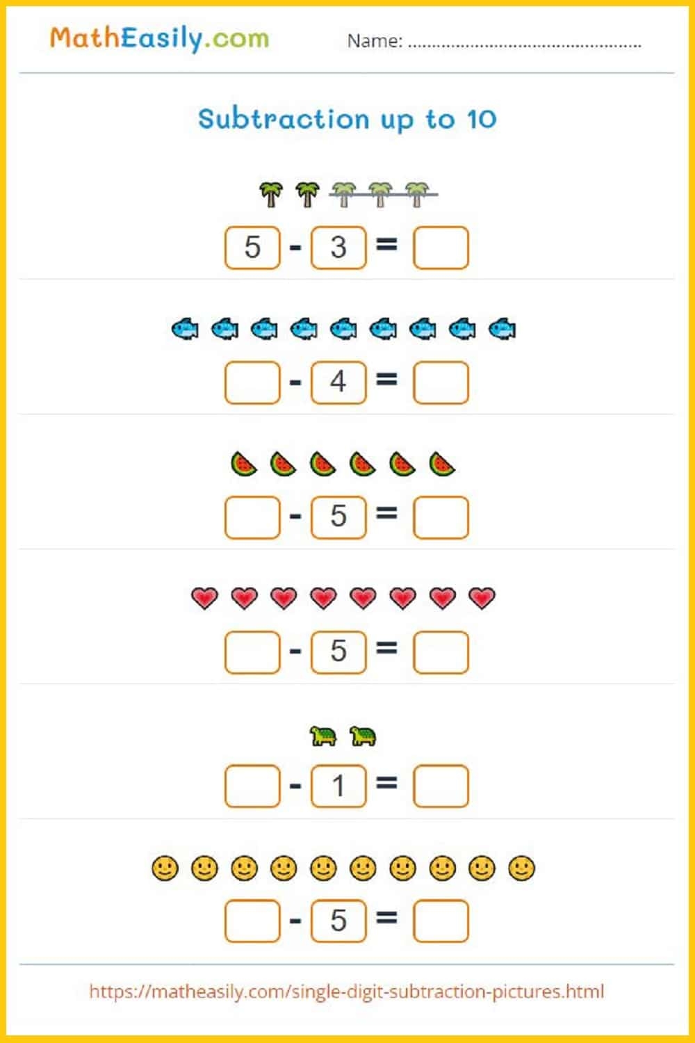 Maths Printable Worksheets