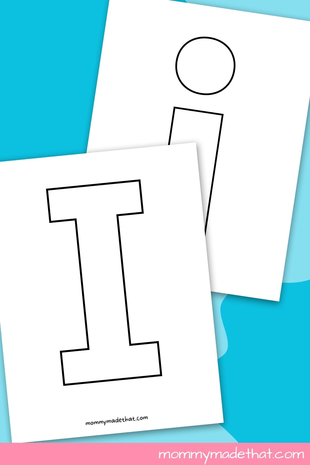 Letter I Template Printable