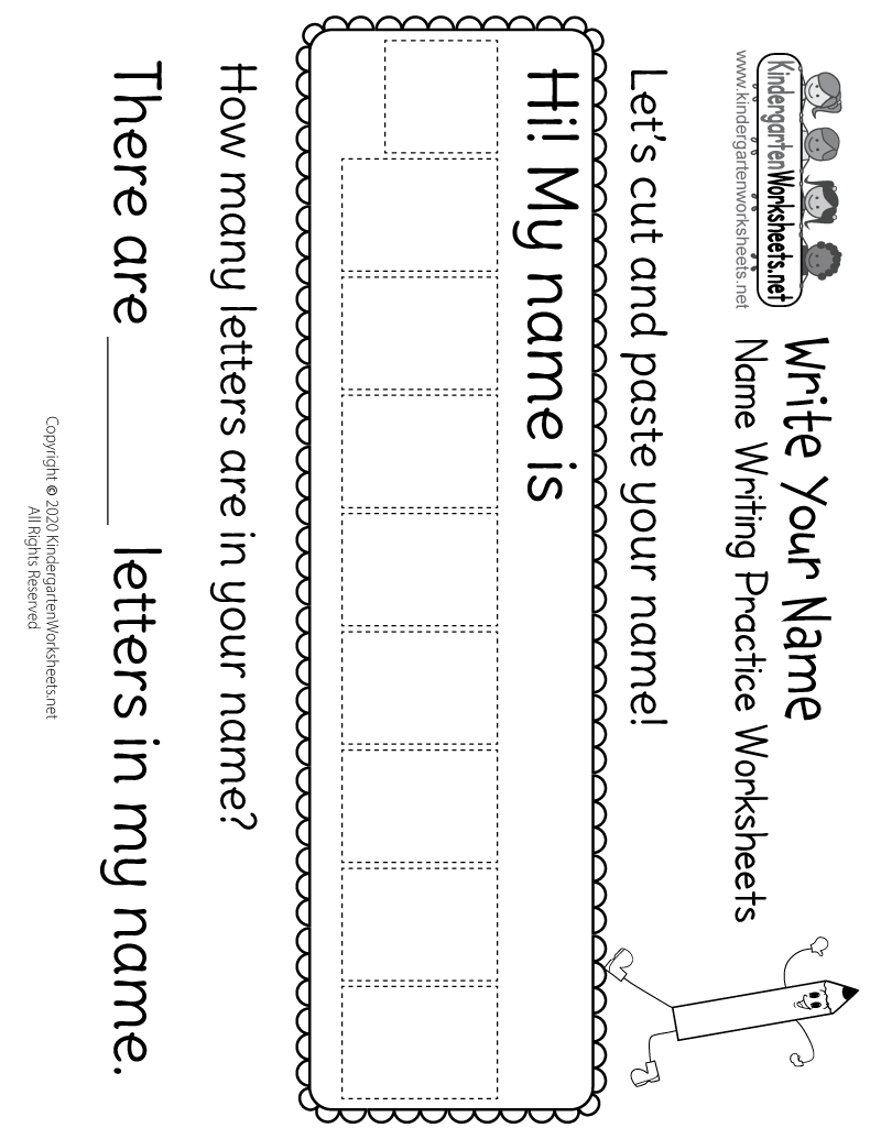 Name Practice Worksheets Free Printable