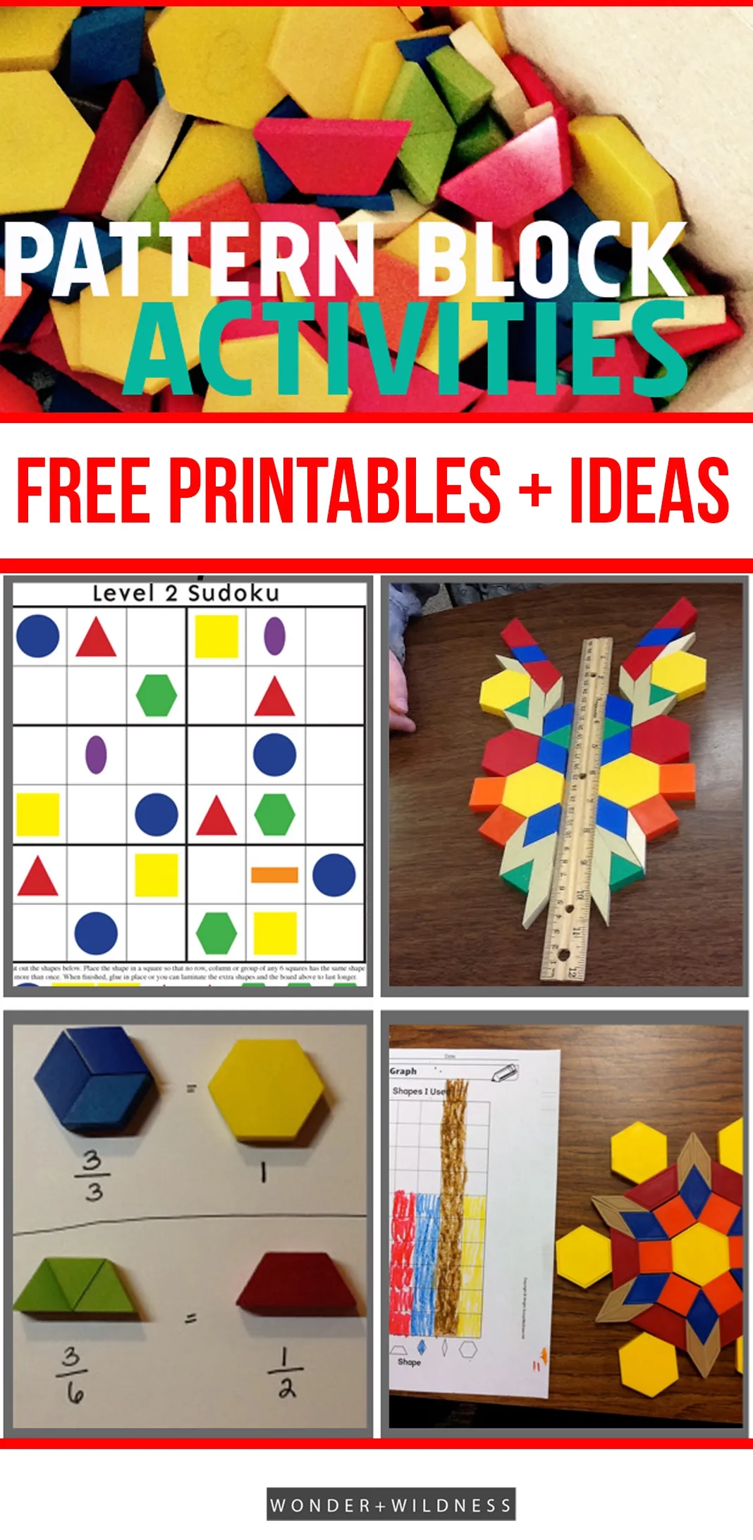Free Printable Pattern Block Ideas