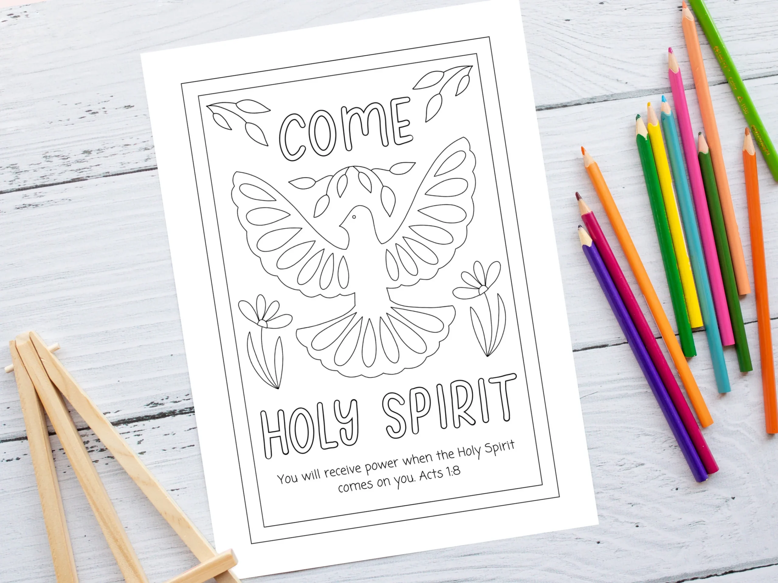 Holy Spirit Printables For Kids