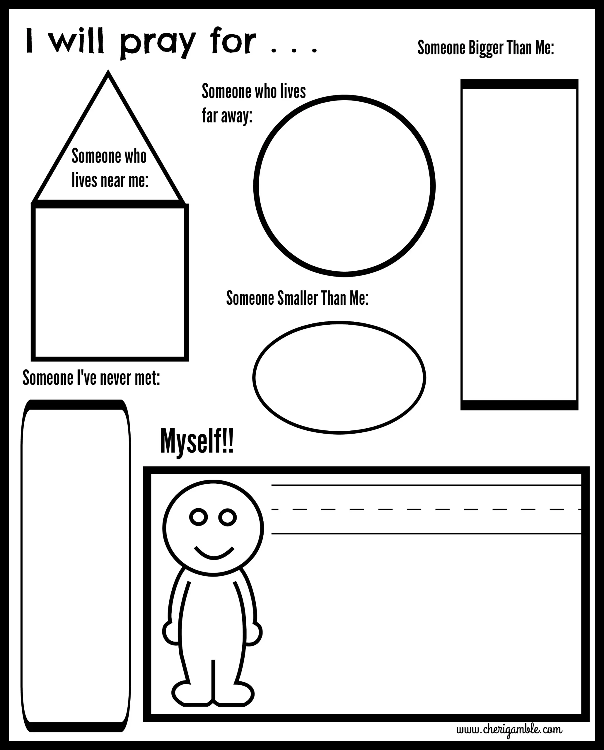 Free Printable Prayer Activities For Kids