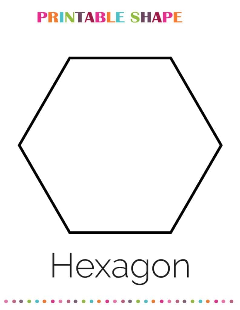 Hexagon Shape Printable Images