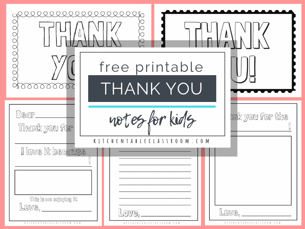 Free Printable Gratitude Notes