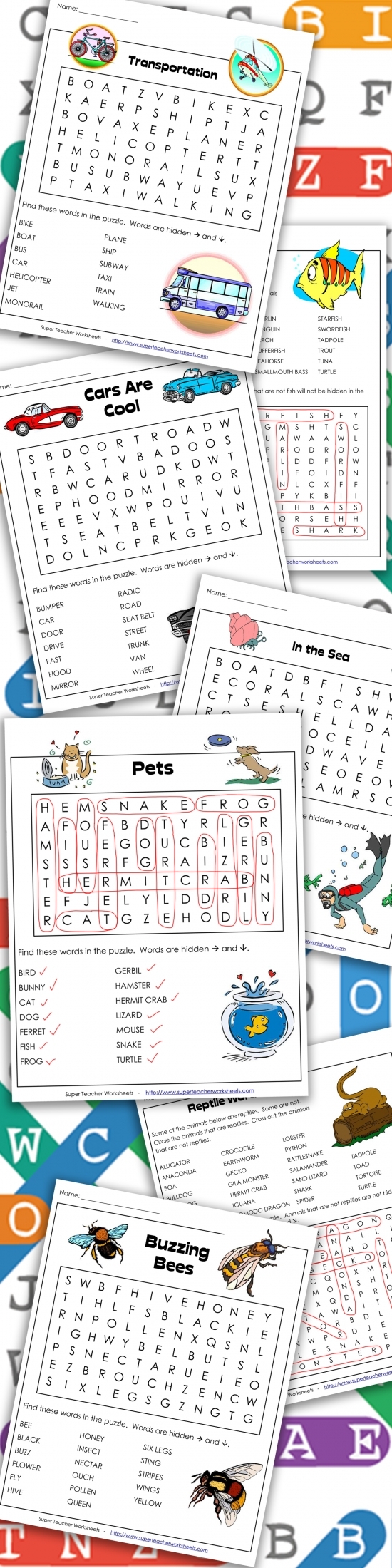 Super Teacher Printable Worksheets
