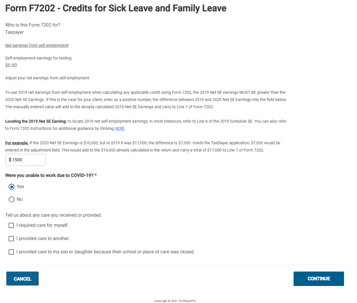 Form 7202 2021