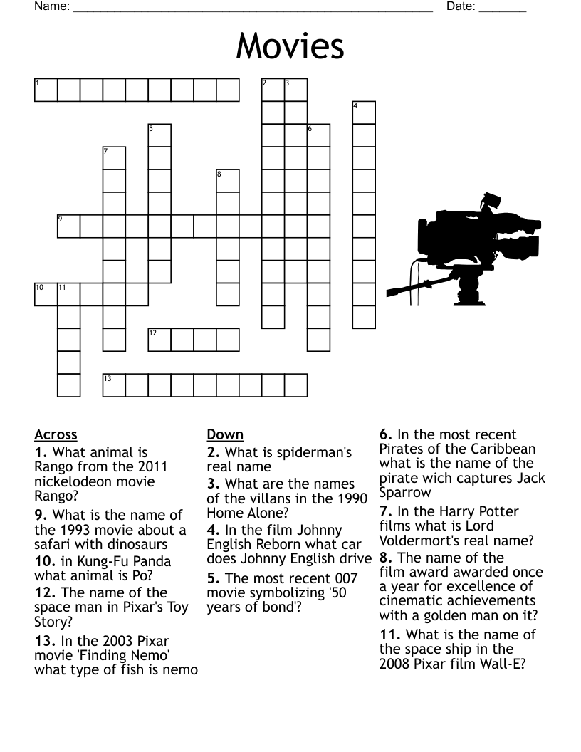 Puzzle 2 Crossword WordMint