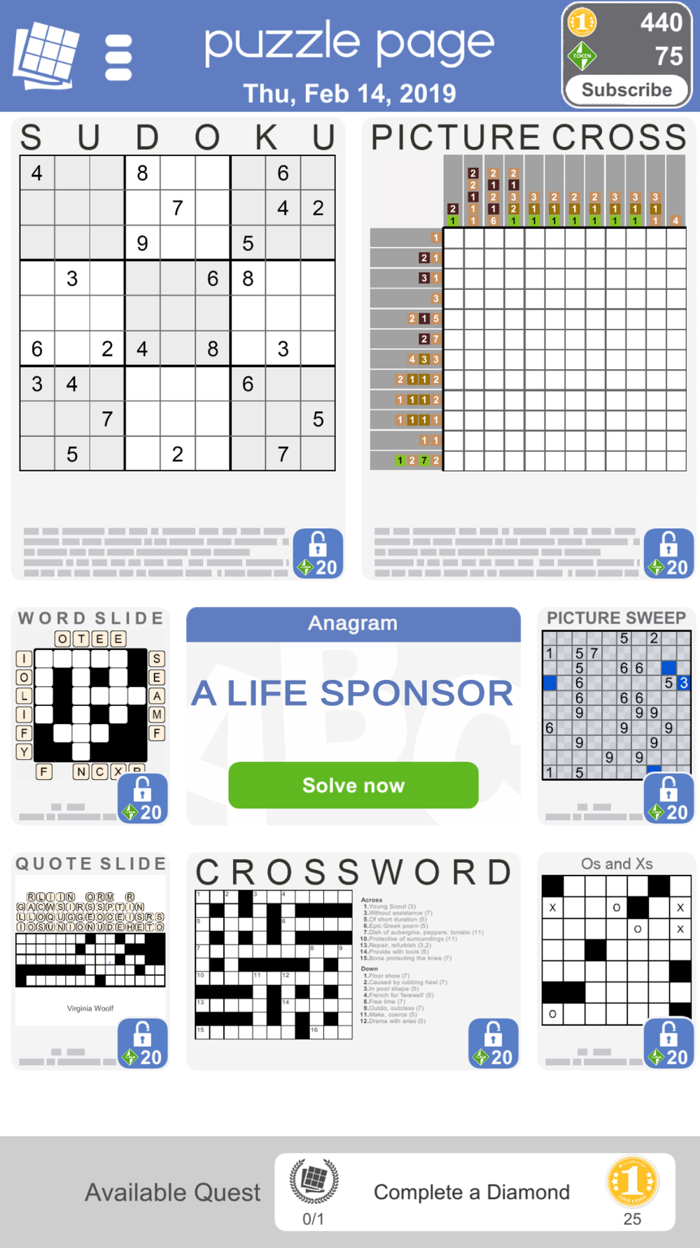 Puzzle Page Puzzling