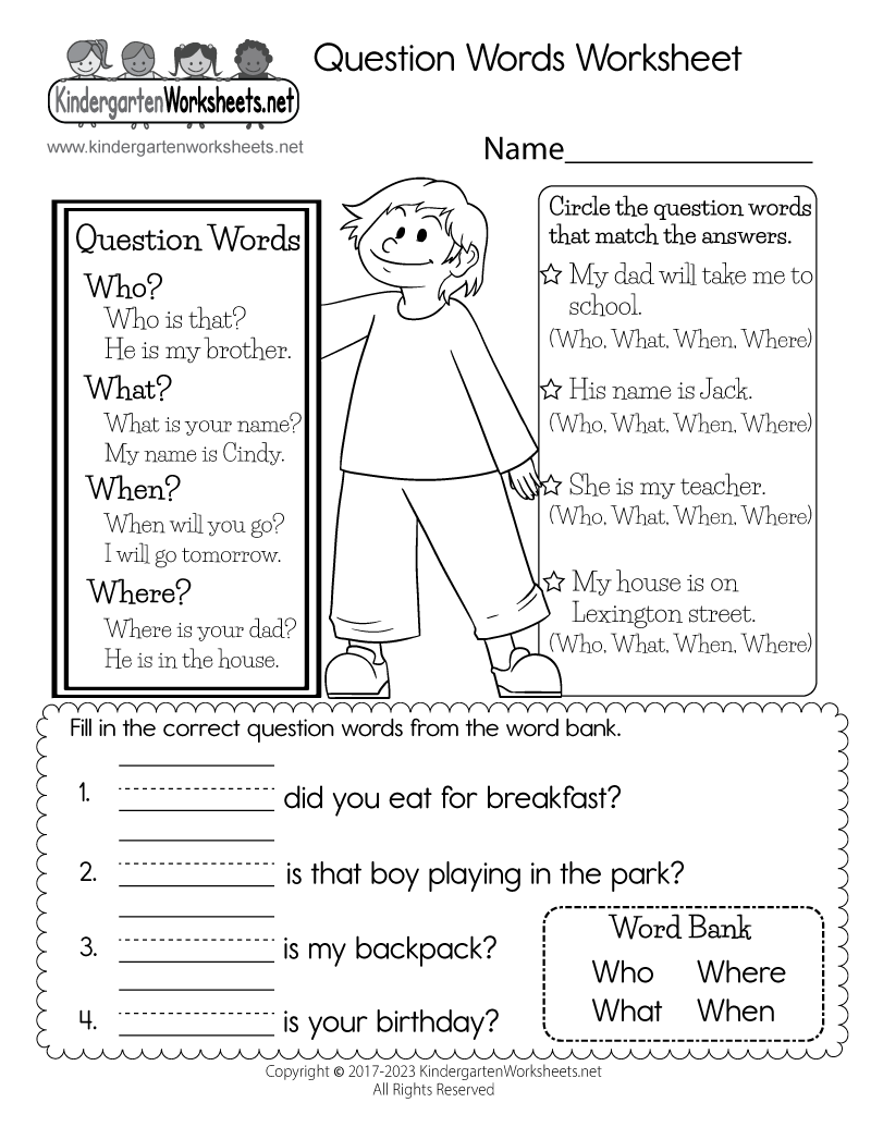 Free Printable Grammar Worksheets