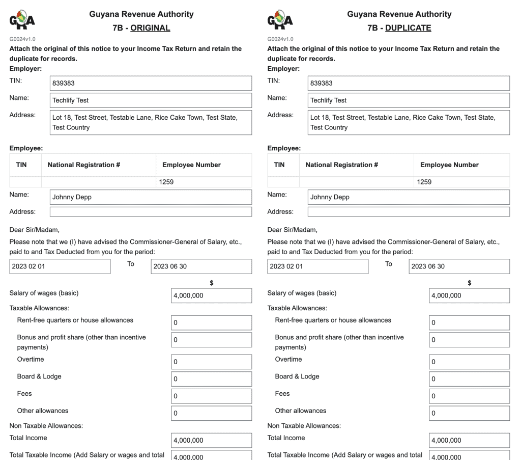 Redesigned PAYE Form 7 Updated Form 2 Accounting Journal 