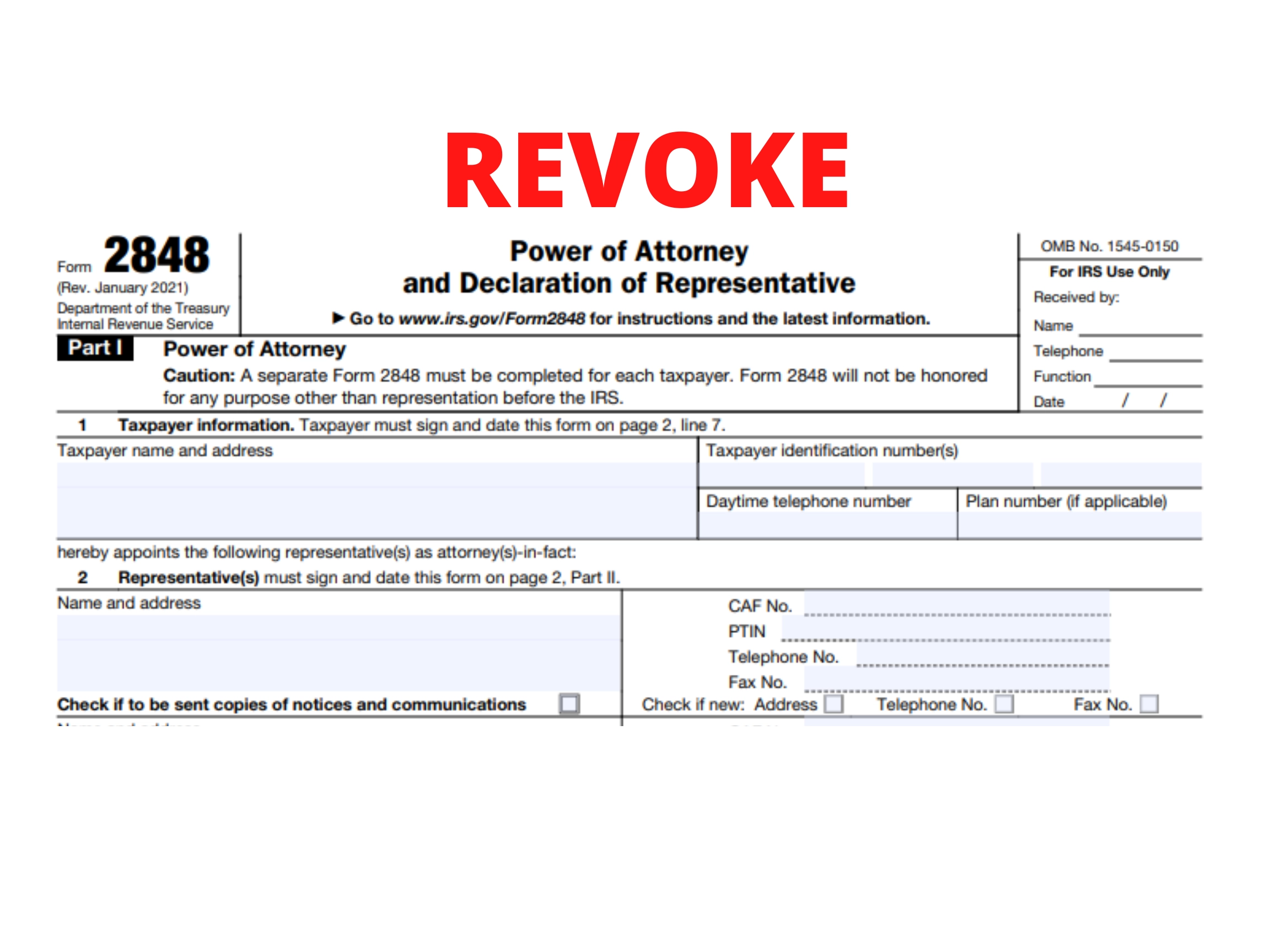 Revocation Of Power Of Attorney Withdrawal Of Representative 