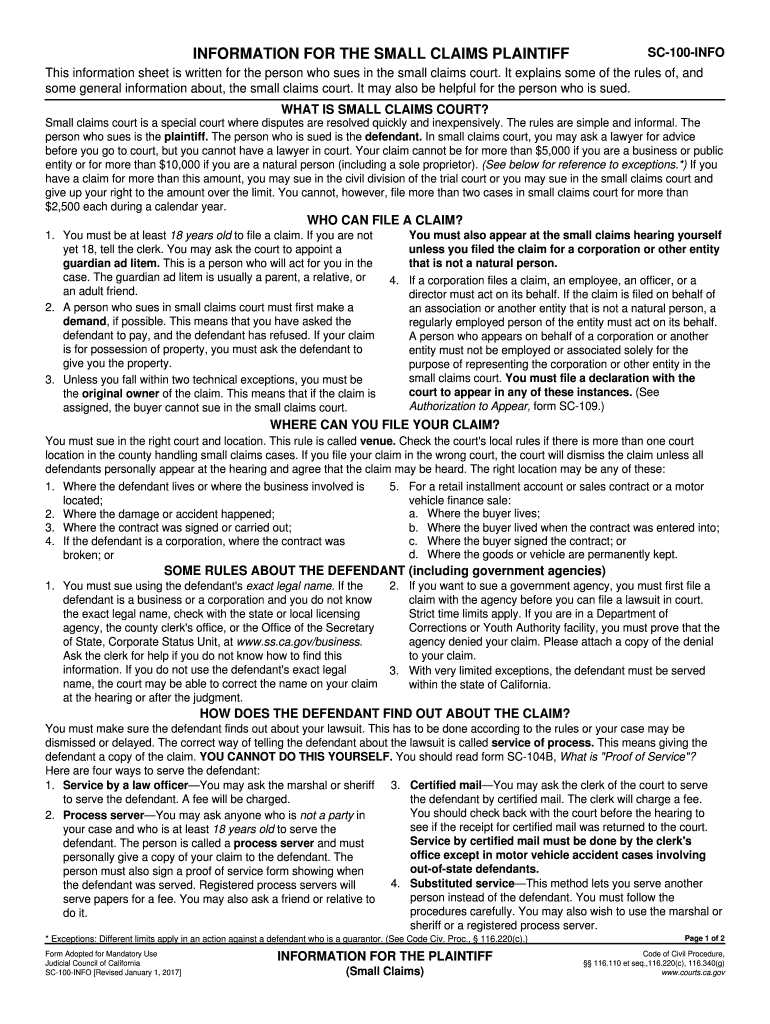 Sc100 Form Fill Out amp Sign Online DocHub