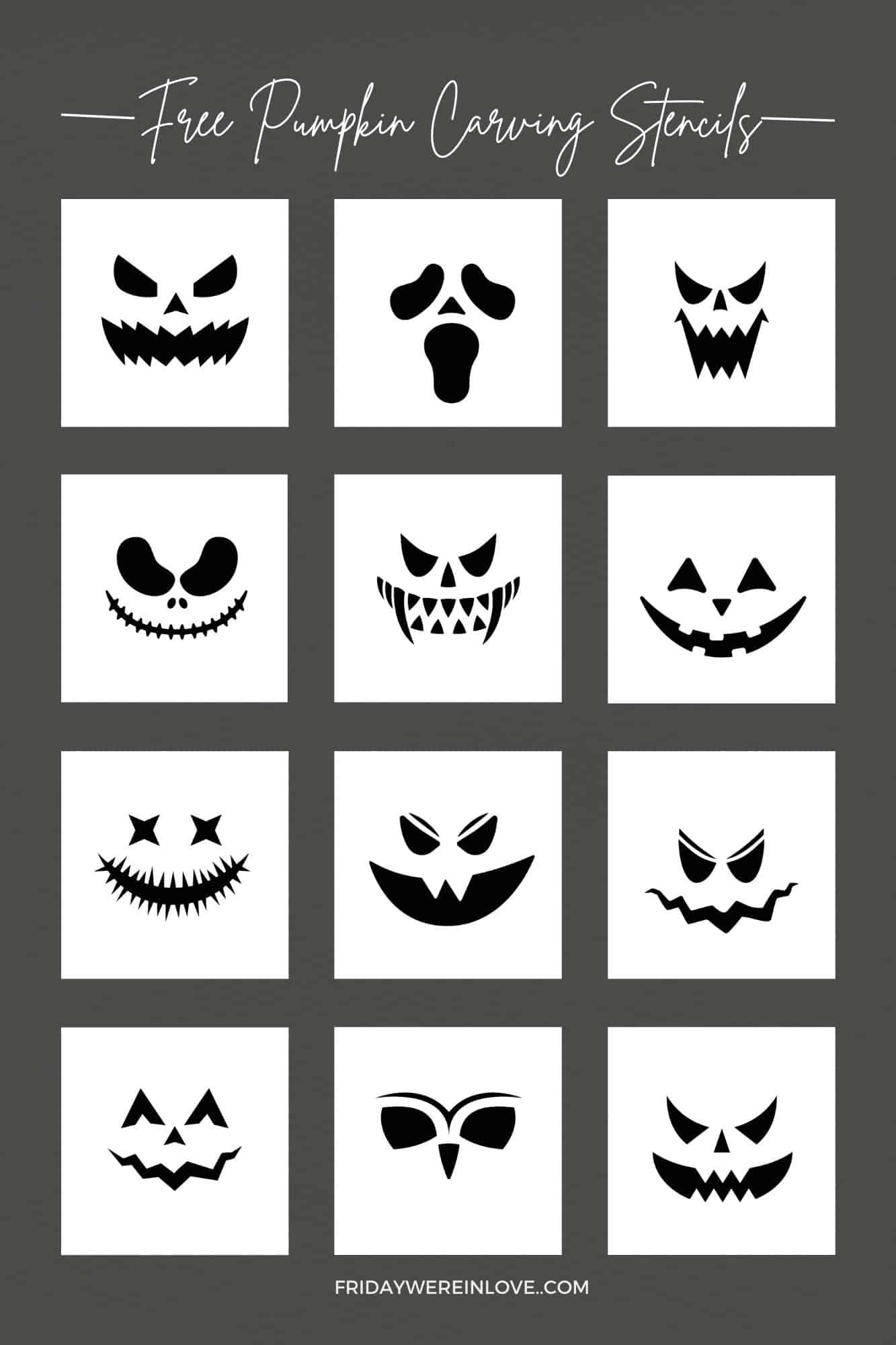 Printable Pumpkin Carving Template