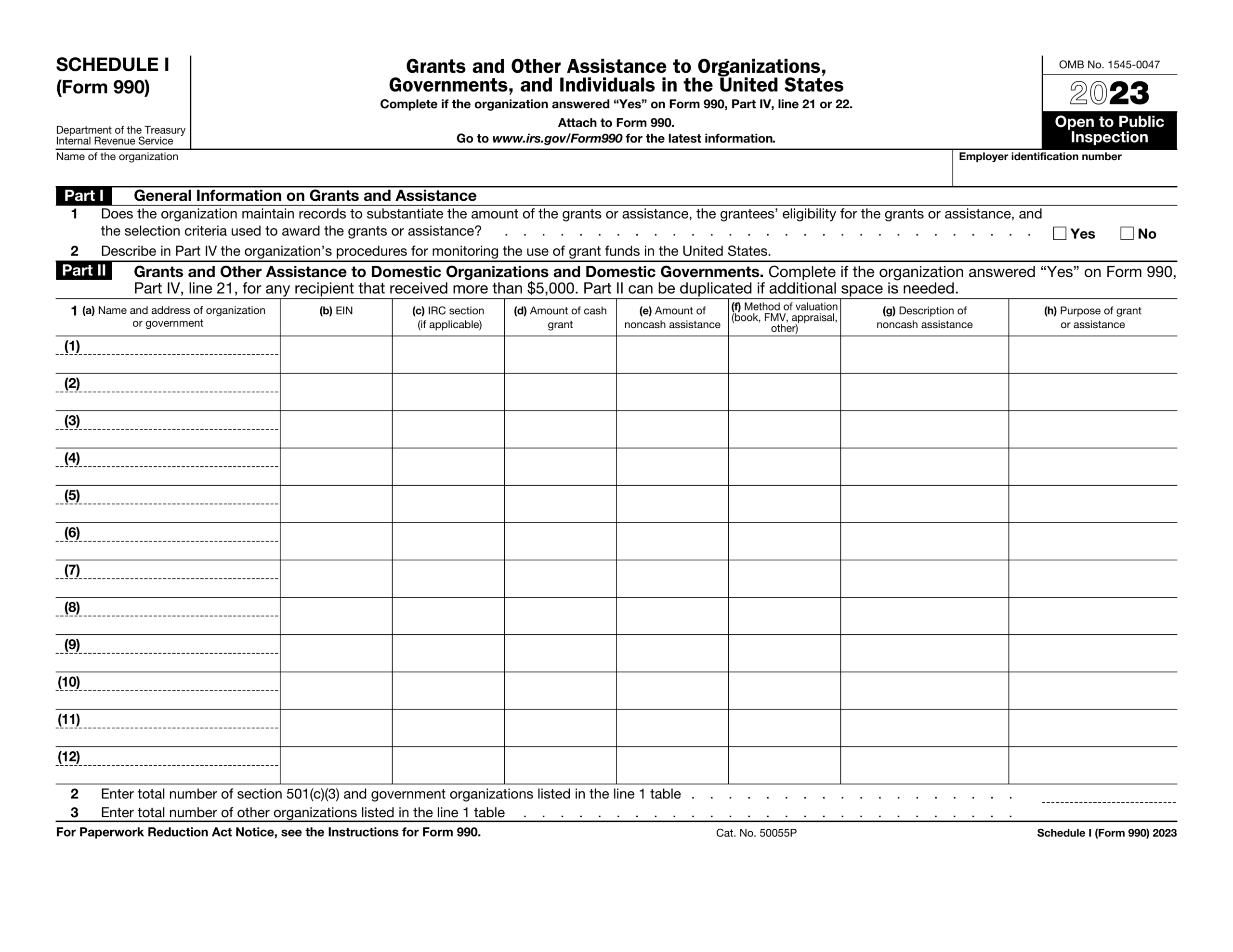 Irs Form 990 Schedule O 2023