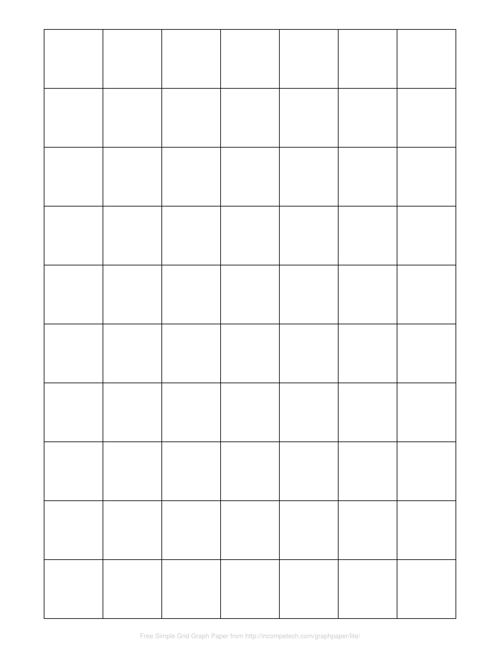 Free Printable 1 Graph Paper