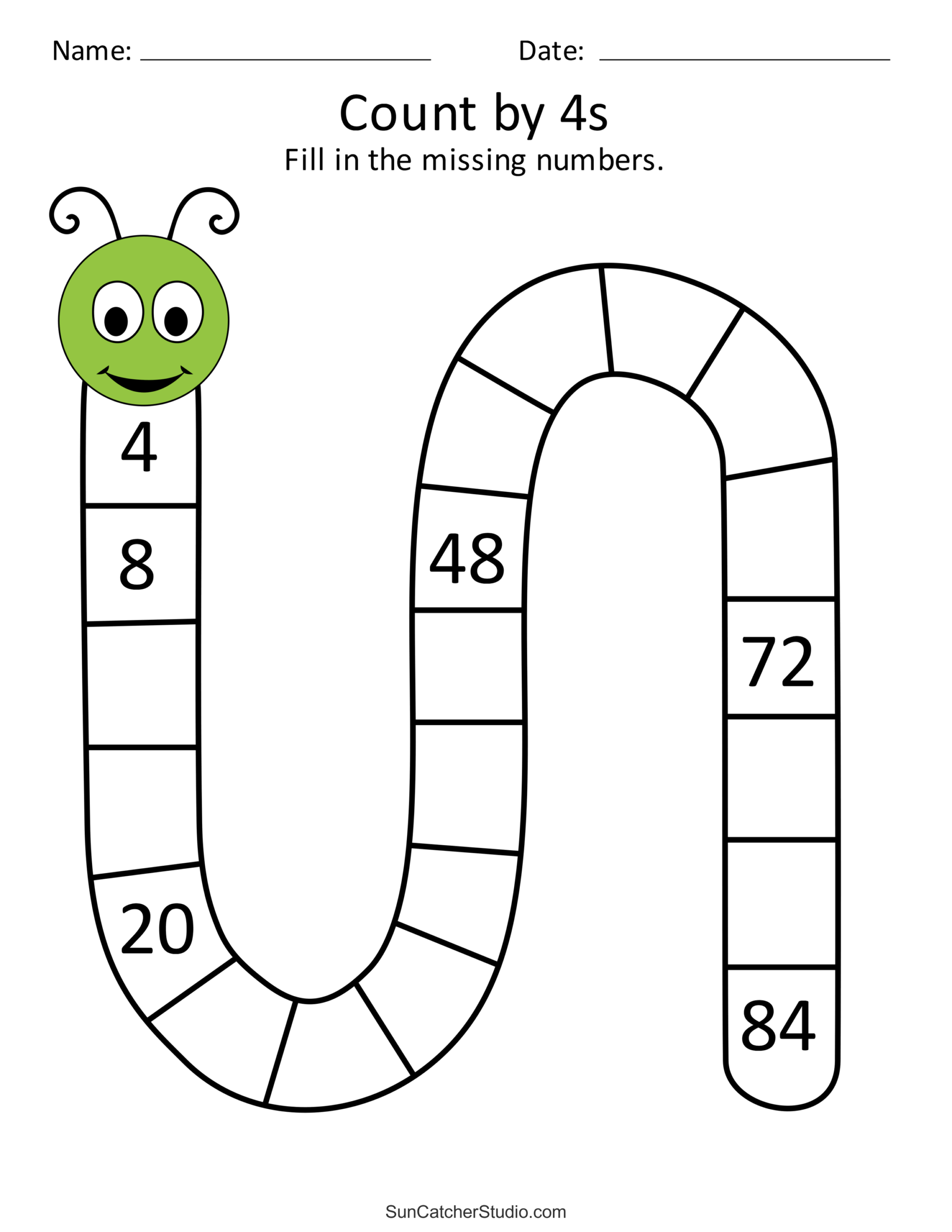 Skip Counting Worksheets And Charts Free Printables Lettering 