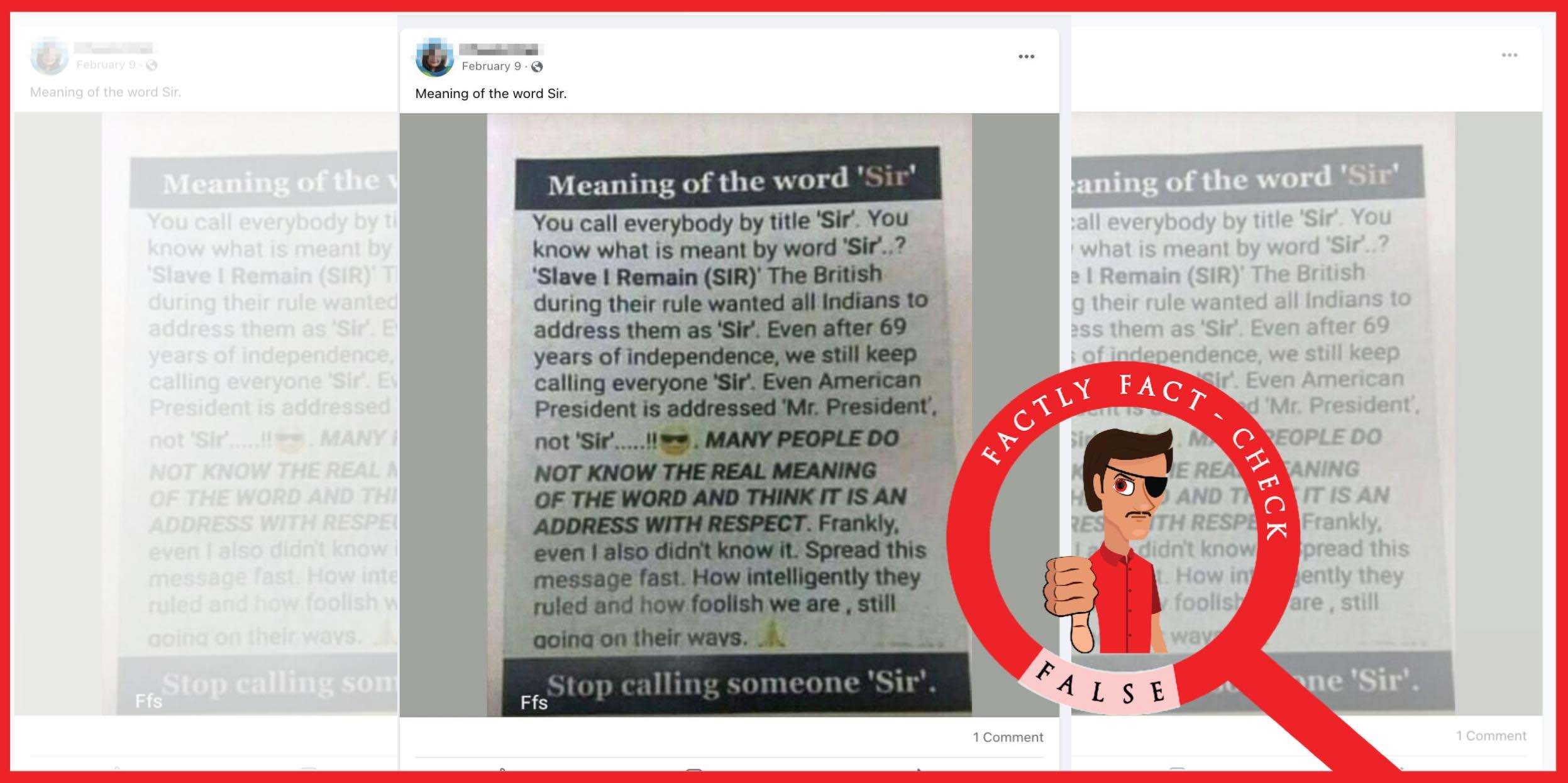Slave I Remain Is Not The Full Form Of The Word Sir Sir 