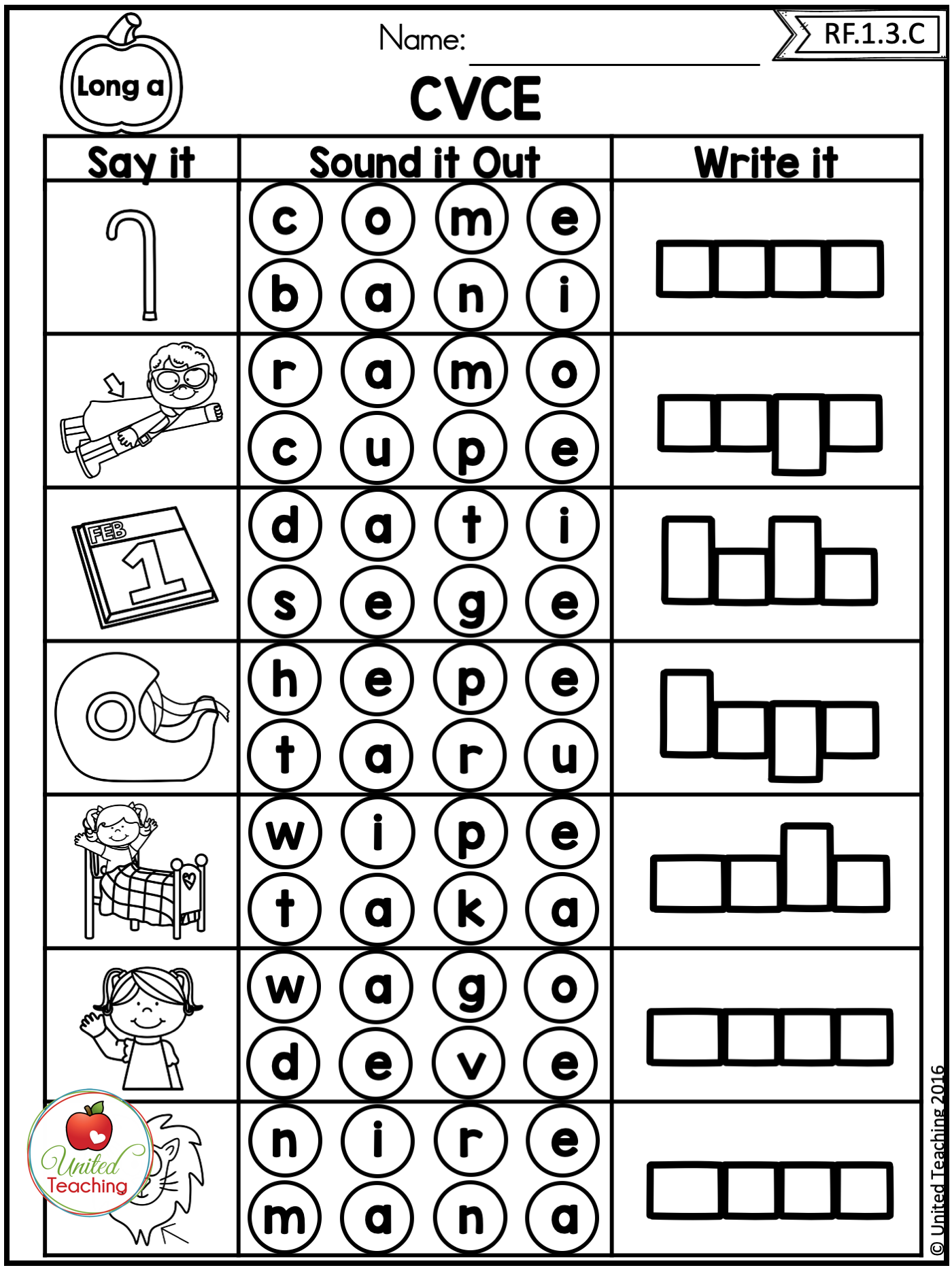 Sound It Out Worksheets