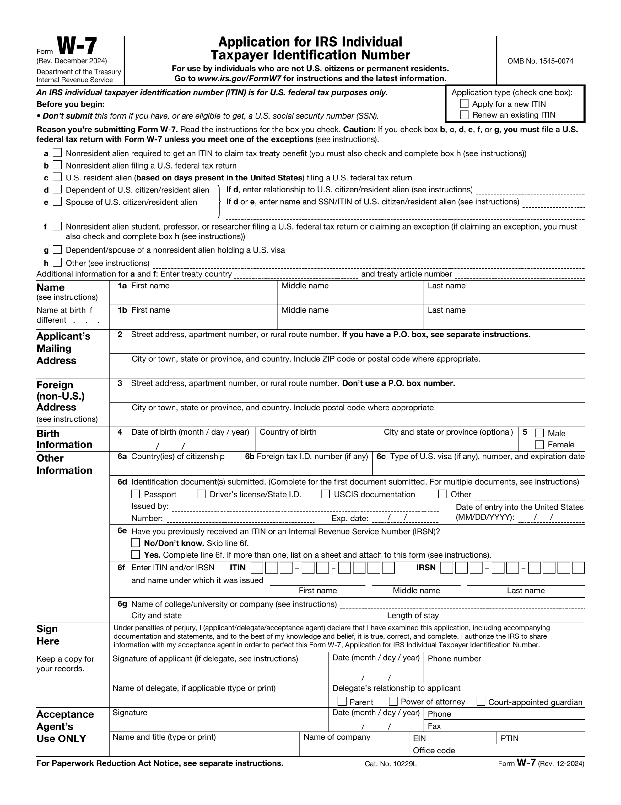 Ssa Form 44 Printable