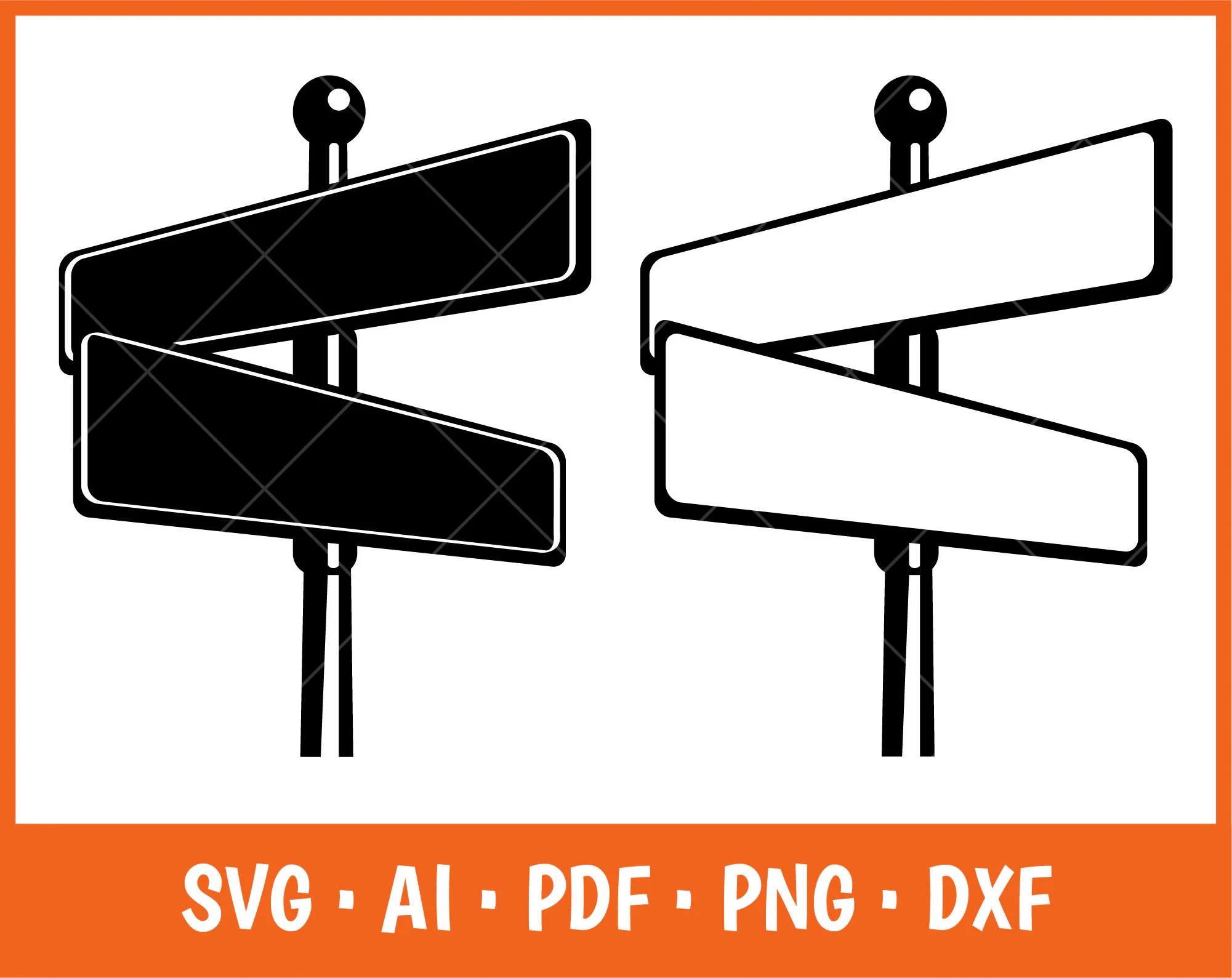 Street Sign Svg Street Sign Cut File Customizable Street Sign Street Sign Clipart Street Sign Files For Cricut Cut Files For Silhouette
